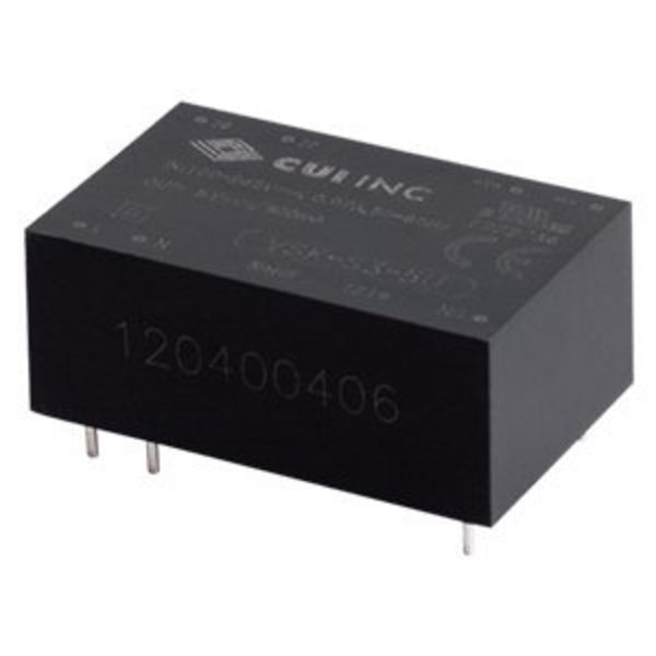 Cui Inc AC to DC Power Supply, 85 to 264V AC, 15V DC, 3W, 0.2A, PCB VSK-S3-15U